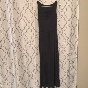 Charcoal grey maxi dress